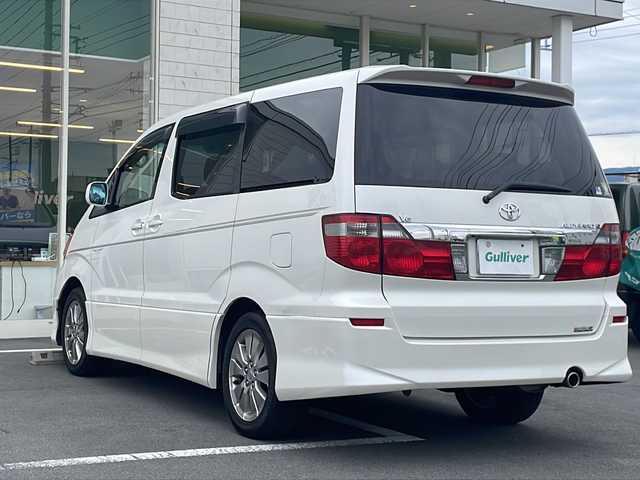 トヨタ アルファード Ｇ MS プレミアム アルカンターラ 静岡県 2004(平16)年 7.6万km ホワイトパールマイカ ワンオーナー/純正ナビ/ワンセグTV/CD/MD/バックカメラ/両側パワースライドドア/フォグランプ/純正17インチAW/ディスチャージ/キーレス/ETC