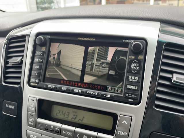 トヨタ アルファード Ｇ MS プレミアム アルカンターラ 静岡県 2004(平16)年 7.6万km ホワイトパールマイカ ワンオーナー/純正ナビ/ワンセグTV/CD/MD/バックカメラ/両側パワースライドドア/フォグランプ/純正17インチAW/ディスチャージ/キーレス/ETC