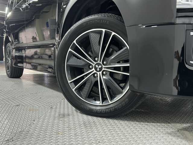 三菱 デリカＤ：５ アーバンギア G パワーパッケージ 広島県 2019(令1)年 4.3万km ダイヤモンドブラックマイカ 衝突軽減ブレーキ/ALPINE11型ナビ/・CD/DVD/MSV/Bluetooth/フルセグ/社外フリップダウンモニター【TVW-FW1020】/全周囲カメラ/両後パワースライドドア/パワーバックドア/左後オートステップ/レーンキープアシスト/ブラインドスポットモニター/オートマチックハイビーム/アダプティブクルーズコントロール/運転席パワーシート/前席シートヒーター/スマートキー/パドルシフト/ブレーキオートホールド/AC100V100W電源/純正LEDヘッドライト/フォグランプ/本革巻きステアリング/純正18インチアルミホイール/ETC/サイド＆カーテンエアバッグ/ニーエアバッグ/ドアバイザー