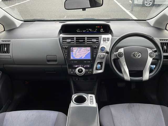 トヨタ プリウス α G ツーリングセレクション 島根県 2012(平24)年 9万km グレーメタリック メーカーナビ/ワンセグTV/バックカメラ/プッシュスタート/スマートキー/スペアキー/クルーズコントロール/ビルトインETC/ステアリングスイッチ/LEDヘッドライト/USB・AUX/リアスモークフィルム