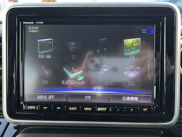 スズキ スペーシア カスタム HYBRID XS ターボ 道北・旭川 2021(令3)年 6.4万km ブルーイッシュブラックパール3 /４WD//禁煙車//スズキセーフティセンス/デュアルカメラブレーキサポート/誤発進抑制機能/車線逸脱警報/ふらつき警報/先行車発進お知らせ機能/標識認識機能/ハイビームアシスト/アダプティブクルーズコントロール//純正ナビ/CD/DVD/SD/BT/TV//バックカメラ//両側パワースライドドア//前席シートヒーター//社外ドライブレコーダー前後//社外エンジンスターター//HUD//リアサーキュレーター//オートエアコン//ミラーヒーター//ハーフレザーシート//革巻きステアリング//ステアリングスイッチ//パドルシフト//アイドリングストップ//オートエアコン//LEDヘッドライト//LEDフォグランプ//LEDフロントイルミネーション//ミラーウィンカー//電動格納ミラー//ドアバイザー//スペアキー//夏タイヤ純正AW積込み//保証書//取説