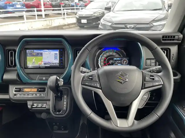 スズキ ハスラー HYBRID X 石川県 2023(令5)年 2万km 青Ⅱ 4WD/社外メモリーナビ/社外CD/DVD/フルセグTV/バックカメラ/LEDヘッドライト/ドライブレコーダー/純正アルミホイール/シートヒーター/レーダークルーズ/衝突軽減ブレーキ/スマートキー/プッシュスタート/電動ミラー/レーンキープアシスト/ステアリングリモコン