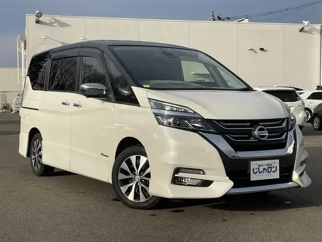 日産 セレナ ハイウェイスター Vセレクション 福島県 2017(平29)年 13.9万km ブリリアントホワイトパール 2トーン (株)IDOMが運営する【じしゃロン福島店】の自社ローン専用車両になります。こちらは現金またはオートローンご利用時の価格です。自社ローンご希望の方は別途その旨お申付け下さい/純正９インチナビ/アラウンドビューモニター/両側パワースライドドア/エマージェンシーブレーキ/フリップダウンモニター/革巻きステアリング/ステアリングリモコン/クルーズコントロール