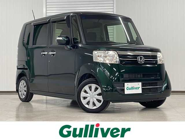 ホンダ Ｎ ＢＯＸ G Lパッケージ 熊本県 2016(平28)年 7万km ブリティッシュグリーンP 社外SDナビ（フルセグ、ラジオ、BT、CD、DVD、SD）/ETC/バックカメラ/片側パワスラ/ハロゲンライト/ベンチシート/スマートキー/プッシュスタート/フロアマット/ドアバイザー/リアサンシェード/横滑り防止
