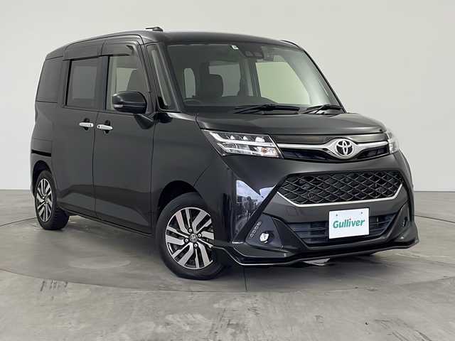 トヨタ タンク カスタムG 兵庫県 2019(令1)年 3.5万km ブラックマイカメタリック 社外SDナビ(CD/DVD/BT/フルセグTV)/全方位カメラ/ビルトインETC/スマートアシスト/オートハイビーム/レーンキープアシスト/クルーズコントロール/両側パワースライドドア/アイドリングストップ/オートライト/LEDヘッドライト/スマートキー/フォグライト/純正アルミホイール/純正マット