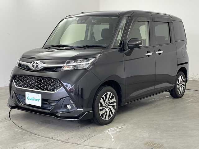 トヨタ タンク カスタムG 兵庫県 2019(令1)年 3.5万km ブラックマイカメタリック 社外SDナビ(CD/DVD/BT/フルセグTV)/全方位カメラ/ビルトインETC/スマートアシスト/オートハイビーム/レーンキープアシスト/クルーズコントロール/両側パワースライドドア/アイドリングストップ/オートライト/LEDヘッドライト/スマートキー/フォグライト/純正アルミホイール/純正マット