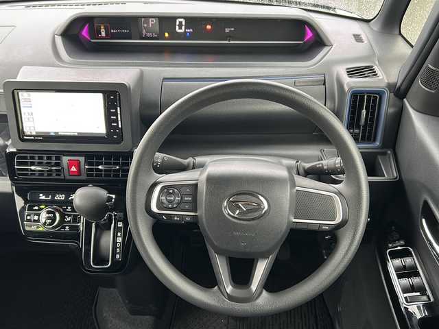 ダイハツ タント カスタム X スタイルセレクション 三重県 2021(令3)年 2.8万km ブラックマイカメタリック 純正ナビ/両側パワースライドドア/前席シートヒーター/スペアキー/USB給電ポート/ウィンカーミラー/レーンキープアシスト/衝突軽減ブレーキ/コーナーセンサー/オートライト/LEDヘッドライト/シートリフター/ハーフレザーシート/ステアリングリモコン/サイド・リアスポイラー/リヤサンシェード/アイドリングストップ/電動格納ミラー/禁煙車