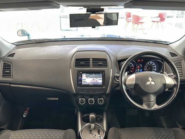 三菱 ＲＶＲ G 岐阜県 2012(平24)年 7.2万km ディープシーグリーンマイカ 純正SDナビ/純正アルミホイール/オートライト/フォグ/パドルシフト/４WD/ウィンカーミラー/社外アルミホイール/AUX/ワンセグ/BIuetooth/バックモニター/ETC/プッシュスタート