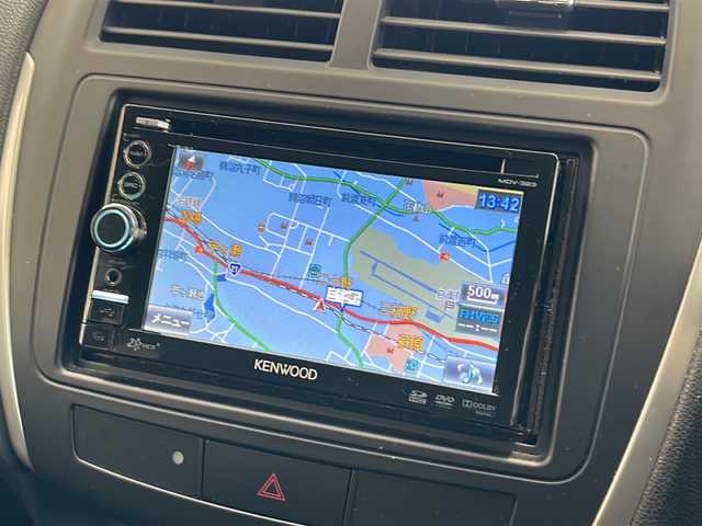 三菱 ＲＶＲ G 岐阜県 2012(平24)年 7.2万km ディープシーグリーンマイカ 純正SDナビ/純正アルミホイール/オートライト/フォグ/パドルシフト/４WD/ウィンカーミラー/社外アルミホイール/AUX/ワンセグ/BIuetooth/バックモニター/ETC/プッシュスタート