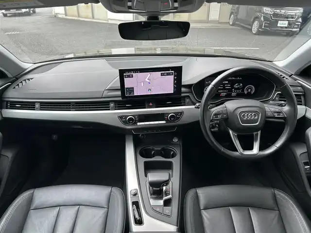 アウディ Ａ４ アバント 35TFSI アドバンスド 神奈川県 2021(令3)年 3.5万km 黒 純正ナビ/バックカメラ/全方位カメラ/クリアランスソナー/パドルシフト/クルーズコントロール/レザーシート/前席シートヒーター/前席パワーシート/メモリシート/パークアシスト/ETC2.0/ルーフレール/アイドリングストップ/社外フロアマット/純正AW/スマートキー/スペアキー×1/取扱説明書/保証書