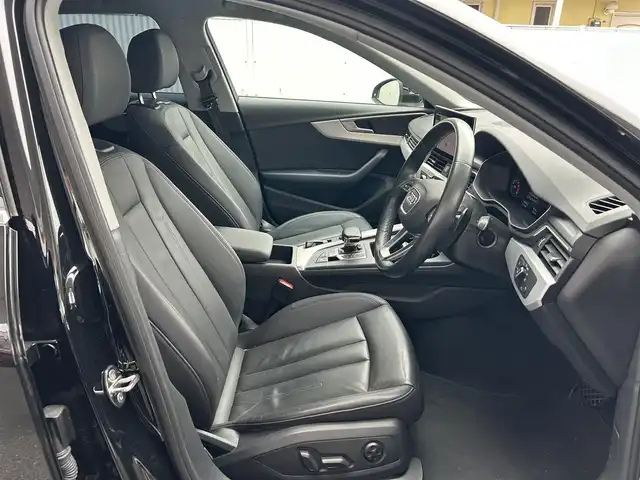 アウディ Ａ４ アバント 35TFSI アドバンスド 神奈川県 2021(令3)年 3.5万km 黒 純正ナビ/バックカメラ/全方位カメラ/クリアランスソナー/パドルシフト/クルーズコントロール/レザーシート/前席シートヒーター/前席パワーシート/メモリシート/パークアシスト/ETC2.0/ルーフレール/アイドリングストップ/社外フロアマット/純正AW/スマートキー/スペアキー×1/取扱説明書/保証書