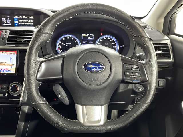 スバル レヴォーグ 1．6GT アイサイト Sスタイル 広島県 2015(平27)年 5.9万km スティールブルーグレーM 禁煙/純正ナビ/レーダークルーズコントロール/フルセグＴＶ/ＥＴＣ/パワーシート/ドライブレコーダー/パドルシフト/アイドリングストップ/ＵＳＢ充電/バックカメラ/ターボ/スペアキー/踏み間違い防止システム/純正アルミホイール18インチ/W+サイド純正エアバッグ