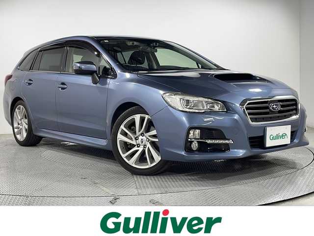 スバル レヴォーグ 1．6GT アイサイト Sスタイル 広島県 2015(平27)年 5.9万km スティールブルーグレーM 禁煙/純正ナビ/レーダークルーズコントロール/フルセグＴＶ/ＥＴＣ/パワーシート/ドライブレコーダー/パドルシフト/アイドリングストップ/ＵＳＢ充電/バックカメラ/ターボ/スペアキー/踏み間違い防止システム/純正アルミホイール18インチ/W+サイド純正エアバッグ
