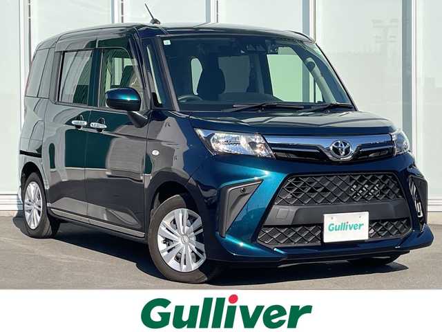 トヨタ ルーミー X 神奈川県 2023(令5)年 0.8万km レーザーブルークリスタルシャイン ・純正ナビ　NMZK-W73D/・バックカメラ　/・ドラレコ（前後）TZ-DR210/・Ｂｌｕｅｔｏｏｔｈ　/・ＤＶＤ　ＣＤ　/・フルセグＴＶ　/・ビルトインＥＴＣ　/・リヤドアサンシェード　/・サイドバイザー　/・スマートキー　/・プッシュスタート　/・フルフラットシート/・スマートアシスト