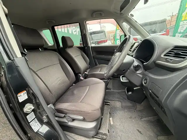 スズキ ソリオ S 千葉県 2011(平23)年 9万km ブルーイッシュブラックパール3 純正SDナビゲーション/CD・DVD/純正14インチAW/両側パワースライドドア/プッシュスタート/スマートキ/前後ドライブレコーダー/純正フロアマット/オートエアコン/ETC