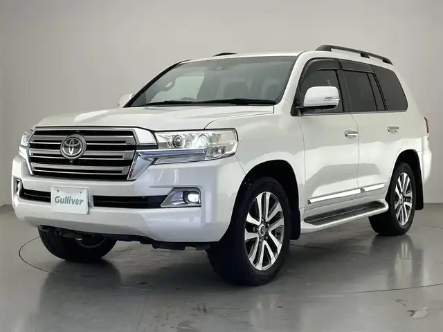 トヨタ ランドクルーザー ZX 愛知県 2016(平28)年 2.9万km ホワイトパールクリスタルシャイン 純正９インチナビ　全方位カメラ　サンルーフ　ルーフレール　ＢＳＭ　黒レザーシート　センターデフロック　パワーシート　シートヒーター　シートベンチレーション　ステアリングヒーター　ＡＣＣ　ＬＥＤ　ＥＴＣ