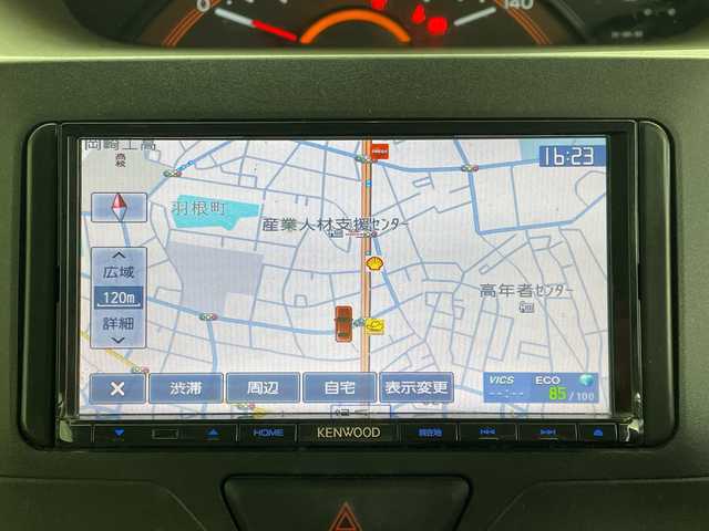 ダイハツ タント X SAⅡ 愛知県 2015(平27)年 6.8万km ライトローズマイカメタリック 社外ナビ/・CD/・テレビ/衝突軽減ブレーキ/レーンキープアシスト/ＥＴＣ/バックカメラ/オートライト/片側パワースライドドア/スマートキー