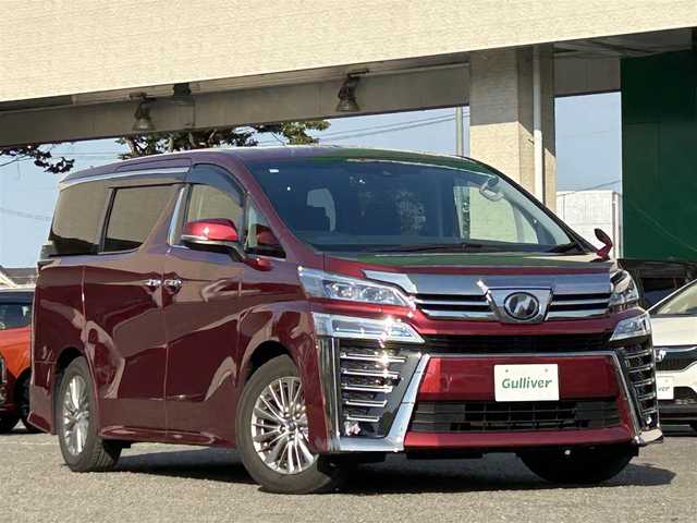 トヨタ ヴェルファイア Z Aエディション 宮城県 2018(平30)年 3.9万km ダークレッドマイカメタリック 純正ディーラーナビ（FM:AM:CD:DVD:TV）/レーダークルコン/純正フリップダウン/レーンキープアシスト/プリクラッシュセーフティー/オートハイビーム/ブレーキホールド/社外ドラレコ前後/社外スタットレス車内積込/純正E/Gスターター