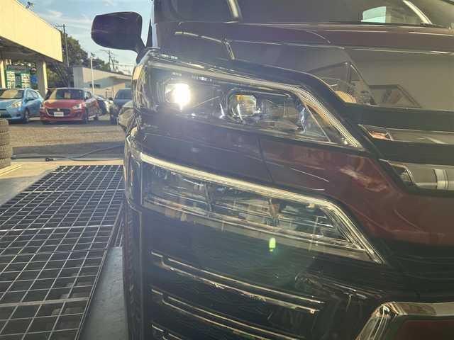 トヨタ ヴェルファイア Z Aエディション 宮城県 2018(平30)年 3.9万km ダークレッドマイカメタリック 純正ディーラーナビ（FM:AM:CD:DVD:TV）/レーダークルコン/純正フリップダウン/レーンキープアシスト/プリクラッシュセーフティー/オートハイビーム/ブレーキホールド/社外ドラレコ前後/社外スタットレス車内積込/純正E/Gスターター