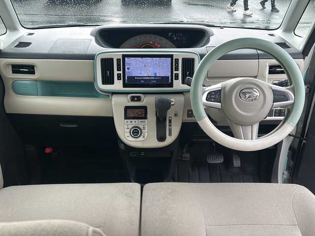 ダイハツ ムーヴ キャンバス X メイクアップ リミテッド SAⅢ 静岡県 2019(令1)年 5.4万km Ｌグリーン /純正8インチナビ/地デジTV//純正CD/DVD/Bluetooth//バック/全周囲カメラ//両側パワースライドドア//スマートアシストIII//オートハイビーム//アイドリングストップ//ドライブレコーダー//スマートキー//スペアキー//保証書//取説