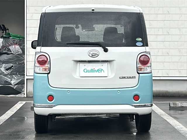 ダイハツ ムーヴ キャンバス X メイクアップ リミテッド SAⅢ 静岡県 2019(令1)年 5.4万km Ｌグリーン /純正8インチナビ/地デジTV//純正CD/DVD/Bluetooth//バック/全周囲カメラ//両側パワースライドドア//スマートアシストIII//オートハイビーム//アイドリングストップ//ドライブレコーダー//スマートキー//スペアキー//保証書//取説