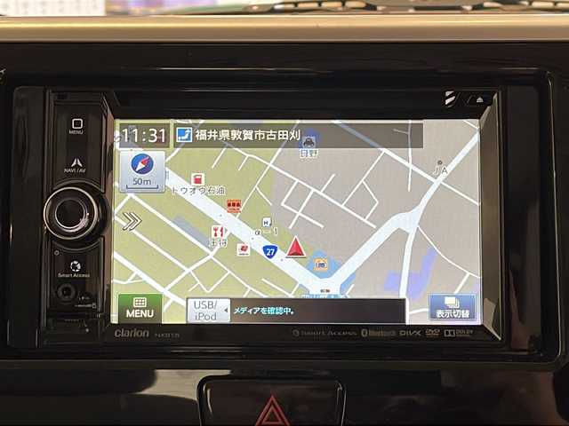 日産 デイズ ルークス X 福井県 2015(平27)年 8.2万km アゼリアピンク クラリオン6.2インチメモリーナビ/ワンセグTV/BT/DVD/CD/SD/AUX/アラウンドビューモニター/両側パワースライドドア/サマータイヤ車載/純正フロアマット/プッシュスタート/スマートキー×2