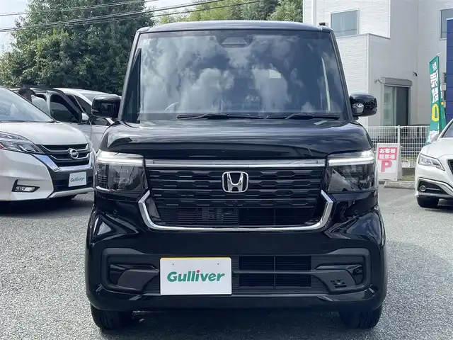 ホンダ Ｎ ＢＯＸ カスタム ターボ 熊本県 2025(令7)年 0.1万km クリスタルブラックパール ディスプレーオーディオ/【Bluetooth/SD/AVX/USB】/バックカメラ/両側パワースライドドア/ホンダセンシング/レーダークルーズコントロール/衝突軽減ブレーキ/レーンキープアシスト/革調シートカバー/シートヒーター/パドルシフト/純正15インチAW/ETC/オートLEDヘッドライト/ウィンカーミラー/プッシュスタート/横滑り防止/ABS/盗難防止装置