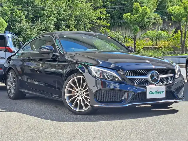 メルセデス・ベンツ Ｃ１８０ クーペ スポーツ 大阪府 2018(平30)年 7.1万km オブシディアンブラック /禁煙車//サンルーフ//衝突被害軽減ブレーキ//純正ナビ//AM/FM/BT/フルセグテレビ//バックカメラ//追従式クルーズコントロール//DN席シートメモリー/パワーシート//ビルトインETC2.0//BSM//ステアリングスイッチ//保証書//取扱説明書//スペアキー×1