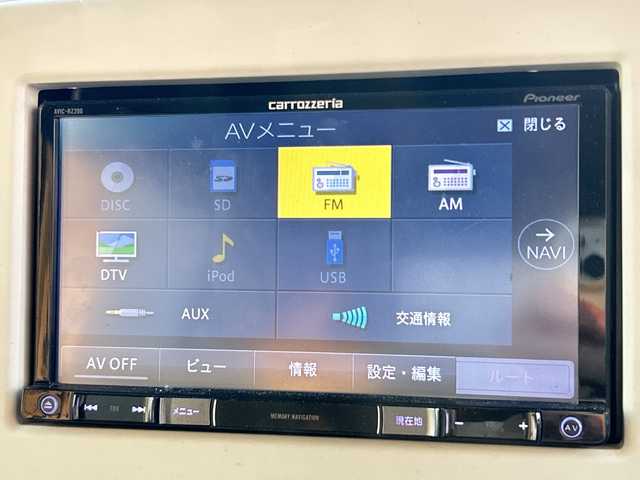 スズキ ラパン S 茨城県 2016(平28)年 11.9万km シフォンアイボリーM 社外メモリナビ【AVIC-RZ200】/(地デジTV・CD・ラジオ再生)/シートヒーター/ETC/バックカメラ/LEDヘッドライト/純正フロアマット/スマートキー/取扱説明書/保証書
