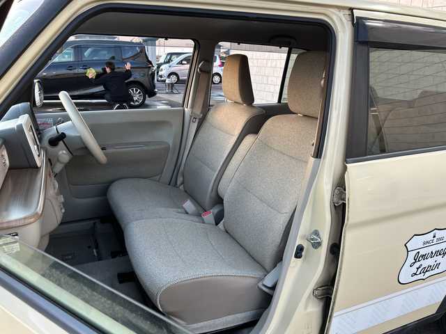 スズキ ラパン S 茨城県 2016(平28)年 11.9万km シフォンアイボリーM 社外メモリナビ【AVIC-RZ200】/(地デジTV・CD・ラジオ再生)/シートヒーター/ETC/バックカメラ/LEDヘッドライト/純正フロアマット/スマートキー/取扱説明書/保証書