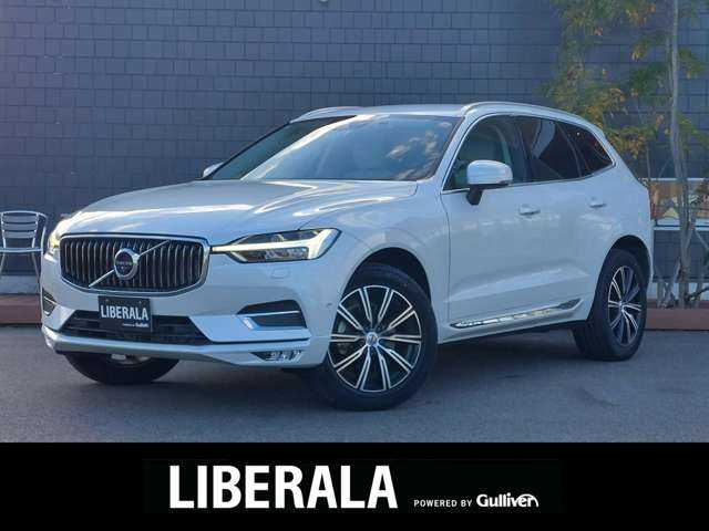 ボルボ ＸＣ６０ B5 AWD インスクリプション 滋賀県 2021(令3)年 2万km クリスタルホワイトP ヘッドアップディスプレイ/CarPlay/androidauto/USB/Bluetooth/ハーマンカードンプレミアムサラウンドシステム/ベージュ本革シート/360°カメラ/前後純正ドライブレコーダー/コーナーセンサー/全席シートヒーター/前席シートクーラー/前席パワーシート/前席シートメモリー/ステアリングヒーター/レーンキープアシスト/ブラインドスポットモニター/アダプティブクルーズコントロール/PilotAssist/オートホールド/フットトランクオープナー/ETC2.0/LEDヘッドライト/LEDフォグライト