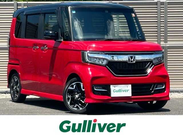 ホンダ Ｎ ＢＯＸ カスタム G EX ターボ ホンダセンシング 千葉県 2020(令2)年 1.1万km ミラノレッド 純正ナビ/Bluetooth/フルセグTV/CD/DVD/ETC/前後ドライブレコーダー/前後コーナーセンサー/助手席スーパースライドシート/両側パワースライドドア/アダクティブ・クルーズ・コントロール/衝突軽減ブレーキ/誤発進抑制機能/歩行者事故低減ステアリング/先行車発進お知らせ機能/標識認識機能/路外逸脱抑制機能/後方誤発進抑制機能/車線維持支援システム/盗難防止装置/オートライト/オートハイビーム/ウィンカーミラー/プッシュスタートボタン/ステアリングスイッチ/スマートキー/LEDヘッドライト/純正アルミホイール/純正フロアマット/取扱説明書