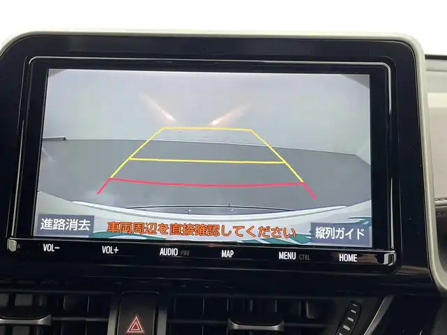 トヨタ Ｃ－ＨＲ G 熊本県 2018(平30)年 9.1万km ブラック/ホワイトパールクリスタルシャイン 2トーン ワンオーナー　/純正ナビ（ＣＤ・ＤＶＤ・フルセグ・ＢＴ・ＳＤ）/TVキャンセラー/バックカメラ　/純正前方ドライブレコーダー（DRT-C68A）/レーダークルーズコントロール　/前後クリアランスソナー　/前席シートヒーター　/車線逸脱警報/先行車発進お知らせ機能/ブラインドスポットモニター/横滑り防止/ハーフレザーシート/純正フロアマット/純正１８インチAW/オートライト/オートマチックハイビーム/LEDヘッドライト/フォグランプ/スマートキー/プッシュスタート/保証書/取扱説明書