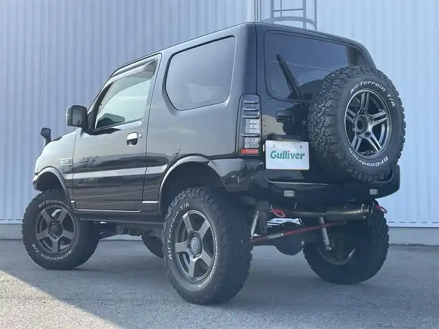 スズキ ジムニー ランドベンチャー 愛媛県 2017(平29)年 4.8万km ブルーイッシュブラックパール3 4WD/SDナビ/BT/CD/DVD/フルセグTV/ハーフレザーシート/ETC/シートヒーター/純正アルミホイール/純正フロアマット/フォグランプ/背面タイヤ/リモコンキー/AC