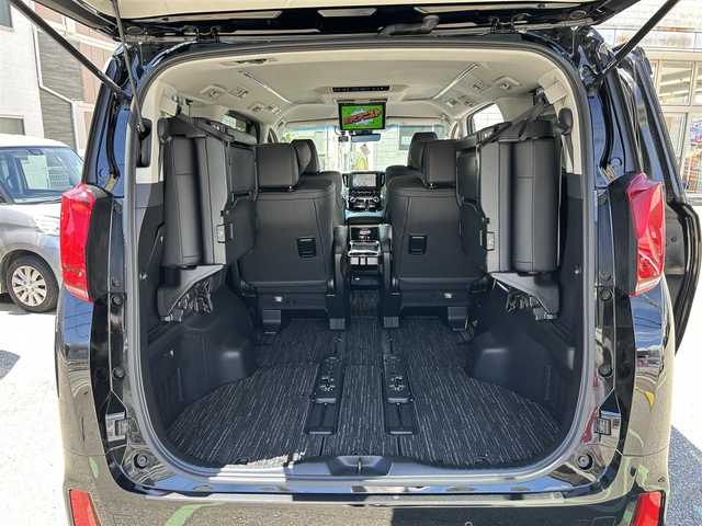 トヨタ アルファード S Cパッケージ 兵庫県 2021(令3)年 2.6万km ブラック 純正10.5インチナビ/純正12.1インチ後席モニター（リモコン有）/デジタルインナーミラー/ベンチレーションシート/パワーハッチバック/ドライブレコーダー/ハンドルヒーター/バックカメラ/LEDヘッドライト/オートハイビーム/ETC2.0/レザーシート黒/アダプティブクルーズコントロール/衝突軽減ブレーキ/フルセグTV/取扱説明書/保証書