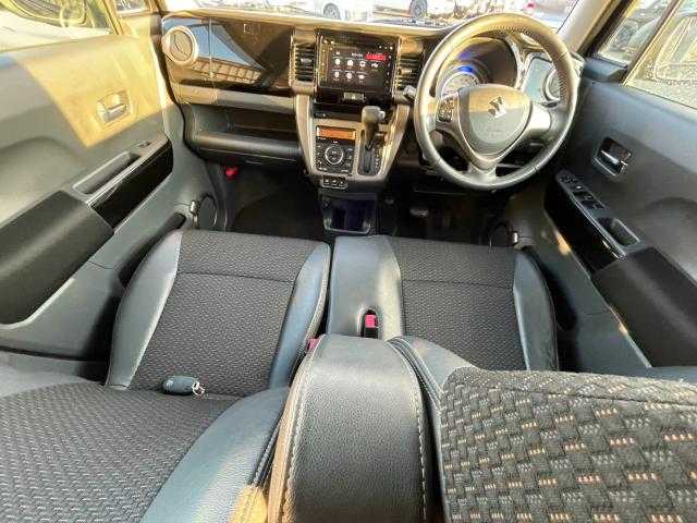 スズキ ハスラー Jスタイル Ⅱ 道東・釧路十勝 2017(平29)年 10.1万km ブルーイッシュブラックパール3 ＴＯＹＯ製タイヤ/エクストリームＪ製ＡＷ/エンジンスターター/ＥＴＣ/純正メモリーナビ/ＣＤ／ＤＶＤ／ＢＴ／フルセグ/全方位モニター/前席シートヒーター/純正フロアマット/アイドリングストップ/フォグ/純正ＡＷ積込/スペアキー/取扱説明書