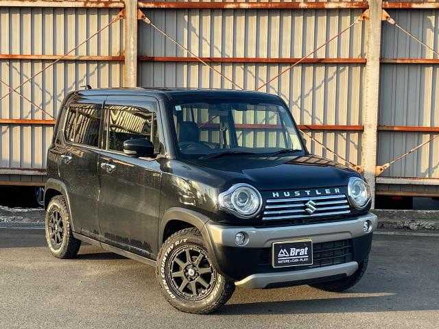 スズキ ハスラー Jスタイル Ⅱ 道東・釧路十勝 2017(平29)年 10.1万km ブルーイッシュブラックパール3 ＴＯＹＯ製タイヤ/エクストリームＪ製ＡＷ/エンジンスターター/ＥＴＣ/純正メモリーナビ/ＣＤ／ＤＶＤ／ＢＴ／フルセグ/全方位モニター/前席シートヒーター/純正フロアマット/アイドリングストップ/フォグ/純正ＡＷ積込/スペアキー/取扱説明書