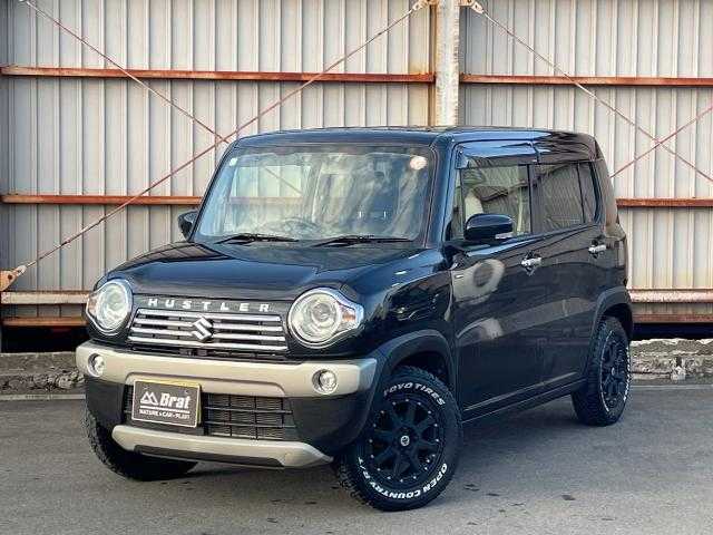 スズキ ハスラー Jスタイル Ⅱ 道東・釧路十勝 2017(平29)年 10.1万km ブルーイッシュブラックパール3 ＴＯＹＯ製タイヤ/エクストリームＪ製ＡＷ/エンジンスターター/ＥＴＣ/純正メモリーナビ/ＣＤ／ＤＶＤ／ＢＴ／フルセグ/全方位モニター/前席シートヒーター/純正フロアマット/アイドリングストップ/フォグ/純正ＡＷ積込/スペアキー/取扱説明書