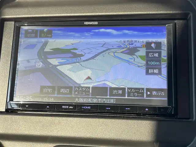 スズキ ハスラー HYBRID X 大阪府 2020(令2)年 2.9万km ブルーイッシュブラックパール3 スズキセーフティサポート/・デュアルカメラブレーキーサポート/・レーンキープアシスト/・クリアランスソナー/・横滑り防止装置/社外ナビ　KENWOODナビ/・Bluetooth/フルセグTV/CD/DVD/SMARTUSEN/　ラジオ/主要装備/・バックカメラ/・アイドリングストップ/・D+Nシートヒーター/・ステアリングスイッチ/・純正フロアマット/・純正AW/・LEDヘッドライト/・革巻きステアリングホイール/・フルフラット/・ETC