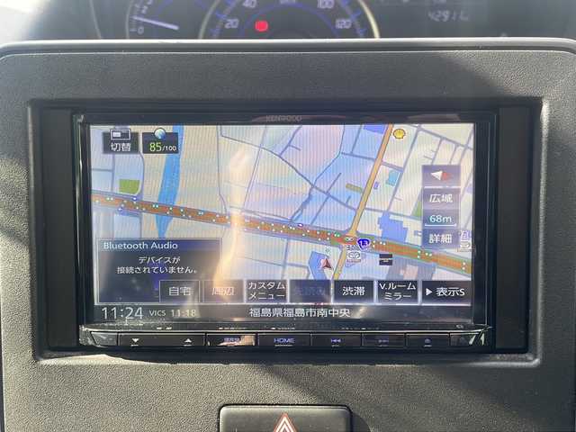 スズキ ワゴンＲ HYBRID FZ 福島県 2020(令2)年 4.3万km ピュアホワイトP スズキセーフティサポート/・衝突被害軽減ブレーキ/・車線逸脱警報装置/・誤発進抑制装置/・ふらつき警報機能/・先行車発進お知らせ機能/・ハイビームアシスト/社外ナビ/・型番：MDV-S708/・フルセグTV/SD/iPod/CD/DVD/BT/FM/AM/・バックカメラ/・ETC/ベンチシート/・D席シートヒーター/・フルフラットシート/革張りステアリング/・ステアリングスイッチ/プッシュスタート/・スマートキー/電動格納ミラー/・ウィンカーミラー/LEDヘッドライト/・オートライト/純正フロアマット/ドアバイザー