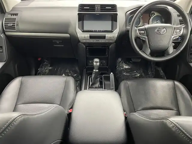 トヨタ ランドクルーザー プラド TX Lパッケージ ブラックED 埼玉県 2021(令3)年 9.9万km ホワイトパールクリスタルシャイン ＡＬＰＩＮＥ１０型ナビ　サンルーフ　レザーシート　シートヒーター　エアシート　Ｂカメラ　ビルトインＥＴＣ　前後ドライブレコーダー　パワーシート　ダウンヒルアシスト　LEDヘッドライト　追従走行　ＭＴモード付ＡＴ　ルーフレール