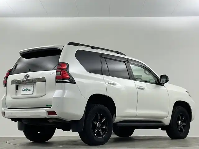 トヨタ ランドクルーザー プラド TX Lパッケージ ブラックED 埼玉県 2021(令3)年 9.9万km ホワイトパールクリスタルシャイン ＡＬＰＩＮＥ１０型ナビ　サンルーフ　レザーシート　シートヒーター　エアシート　Ｂカメラ　ビルトインＥＴＣ　前後ドライブレコーダー　パワーシート　ダウンヒルアシスト　LEDヘッドライト　追従走行　ＭＴモード付ＡＴ　ルーフレール