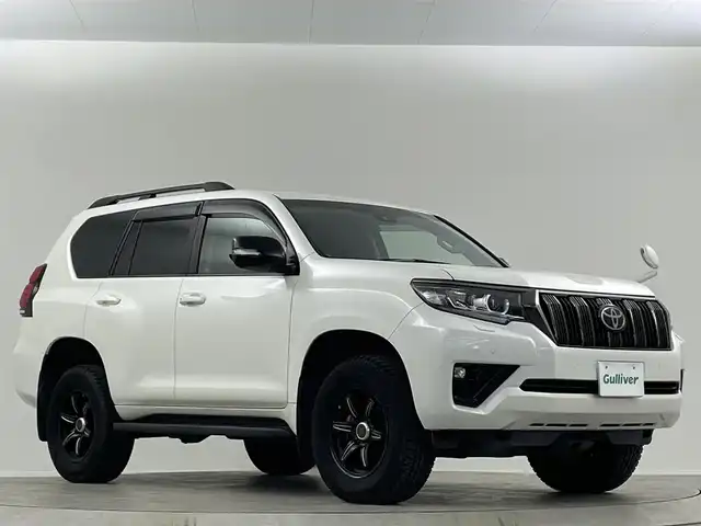 トヨタ ランドクルーザー プラド TX Lパッケージ ブラックED 埼玉県 2021(令3)年 9.9万km ホワイトパールクリスタルシャイン ＡＬＰＩＮＥ１０型ナビ　サンルーフ　レザーシート　シートヒーター　エアシート　Ｂカメラ　ビルトインＥＴＣ　前後ドライブレコーダー　パワーシート　ダウンヒルアシスト　LEDヘッドライト　追従走行　ＭＴモード付ＡＴ　ルーフレール