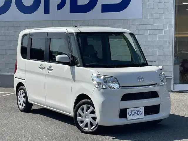 ダイハツ タント X スマートセレ SA&SN 佐賀県 2014(平26)年 8.7万km パールホワイトⅢ （株）IDOMが運営する【じしゃロン佐賀店】の自社ローン専用車両になります。/こちらは現金またはオートローンご利用時の価格です。自社ローンご希望の方は別途その旨お申し付けください/・スマホ連携ナビ／ワンセグ／ＢＴ／ＤＶＤ／ＣＤ　/・片側電動スライドドア　/・バックカメラ　/・ＥＴＣ
