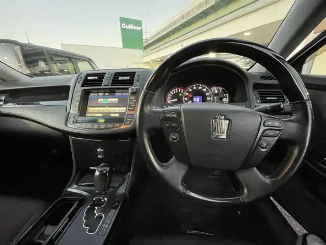 トヨタ クラウン アスリート アニバーサリーエディション 愛知県 2009(平21)年 10.7万km ブラック スマートキー/プッシュスタート/純正HDDナビ/TV/バックカメラ/ビルトインETC/純正18インチAW/クルーズコントロール/オートライト/ステアリングスイッチ/前席パワーシート/純正フロアマット/純正ドアバイザー