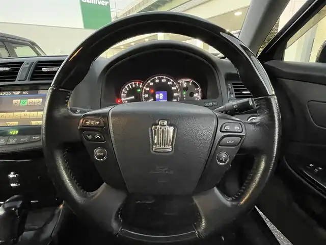 トヨタ クラウン アスリート アニバーサリーエディション 愛知県 2009(平21)年 10.7万km ブラック スマートキー/プッシュスタート/純正HDDナビ/TV/バックカメラ/ビルトインETC/純正18インチAW/クルーズコントロール/オートライト/ステアリングスイッチ/前席パワーシート/純正フロアマット/純正ドアバイザー