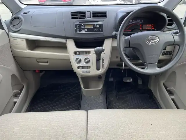 ダイハツ ムーヴ L スマートセレクション SA 群馬県 2014(平26)年 6.1万km パールホワイトⅢ 純正オーディオ/AM・FM・CD・AUX/横滑り防止装置/衝突軽減ブレーキ/アイドリングストップ/電動格納ミラー/取説・保証書/リモコンキー