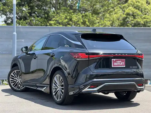レクサス ＲＸ 350h バージョンL 三重県 2023(令5)年 0.5万km グラファイトブラックガラスフレーク セーフティシステムプラス/OPモデリスタF・S・Rエアロ/OPパノラマルーフ/OPデジタルインナーミラー/14インチタッチディスプレイオーディオ/・車載コネクティッドナビ/・エージェント(音声対話サービス)/・地デジTV/・AppleCarPlay/AndroidAuto/・プレミアムサウンドシステム(12スピーカー)/パノラミックビューモニター/レーダークルーズコントロール/レーンキープアシスト/ブラインドスポットモニター/ハンズフリーパワーバックドア /ダークセピアセミアニリン革シート/シートヒーター(運転席/助手席/後席)/ベンチレーション(運転席/助手席/後席)/10WAYパワーシート(運転席/助手席)/後席電動リクライニング/電動格納機能/ビルトインETC2.0/純正21インチアルミホイール/3連フルLEDヘッドランプ/LEDフロントフォグランプ/スマートキー×2/新車時保証書/取扱説明書