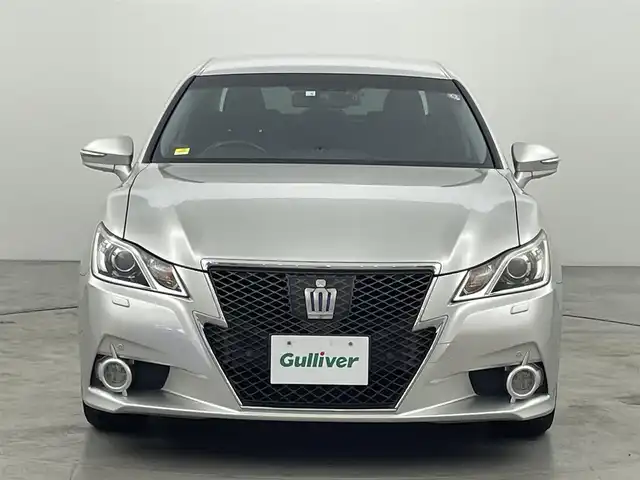 トヨタ クラウン ハイブリッド アスリートG 福岡県 2014(平26)年 7.9万km プレシャスシルバー 純正ナビ　/バックカメラ　/ＥＴＣ　/前方ドライブレコーダー　/レーダー探知機　/ＡＣＣ　/コーナーセンサー　/ＭＴモード付き　/オートマチックハイビーム　/シートベンチレーション　/ステアリングヒーター　/パワーシート