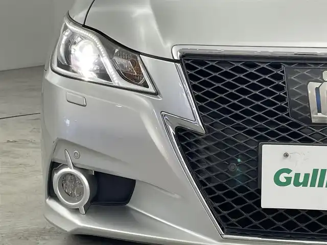 トヨタ クラウン ハイブリッド アスリートG 福岡県 2014(平26)年 7.9万km プレシャスシルバー 純正ナビ　/バックカメラ　/ＥＴＣ　/前方ドライブレコーダー　/レーダー探知機　/ＡＣＣ　/コーナーセンサー　/ＭＴモード付き　/オートマチックハイビーム　/シートベンチレーション　/ステアリングヒーター　/パワーシート